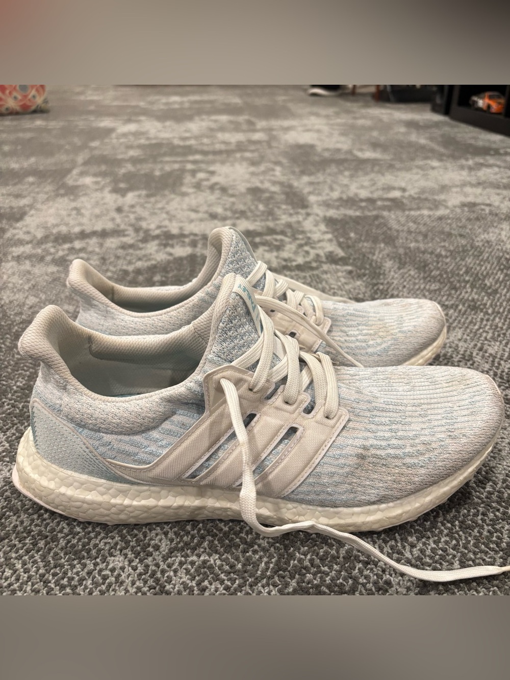 Adidas Ultraboost 3.0 Parley Coral Bleaching Athletic Shoes Mens U.S. 11